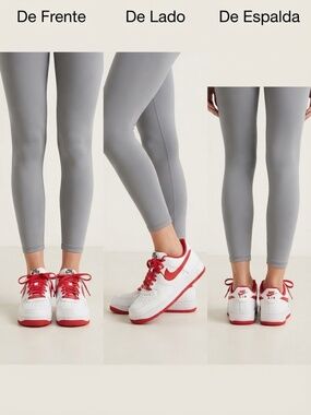 Nike Air Force 1 Low White & Red Sneakers – Authentic